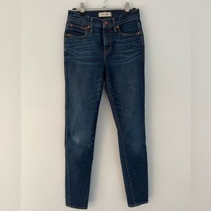 Madewell 9” High Rise Skinny Denim Jeans, Size 24